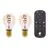 Eglo Connect.Z Smart LED Peer E27 Filament Amber 9.8W 360lm - 822-865 Afstembaar Wit | Dimbaar - Vervangt 25W